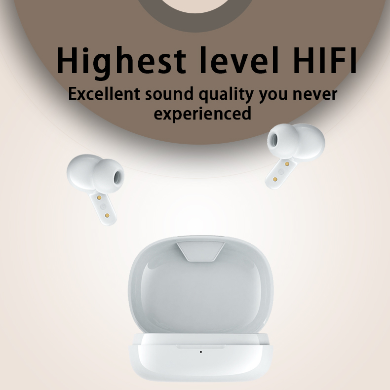 Smart ENC Wireless Earbuds With Microphone IPX5 Waterproof