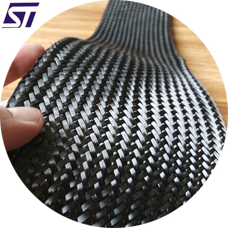 Термостойкие плетеные рукава из углеродного волокна 3K 12K