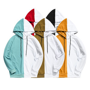 pocketless hoodie pullover