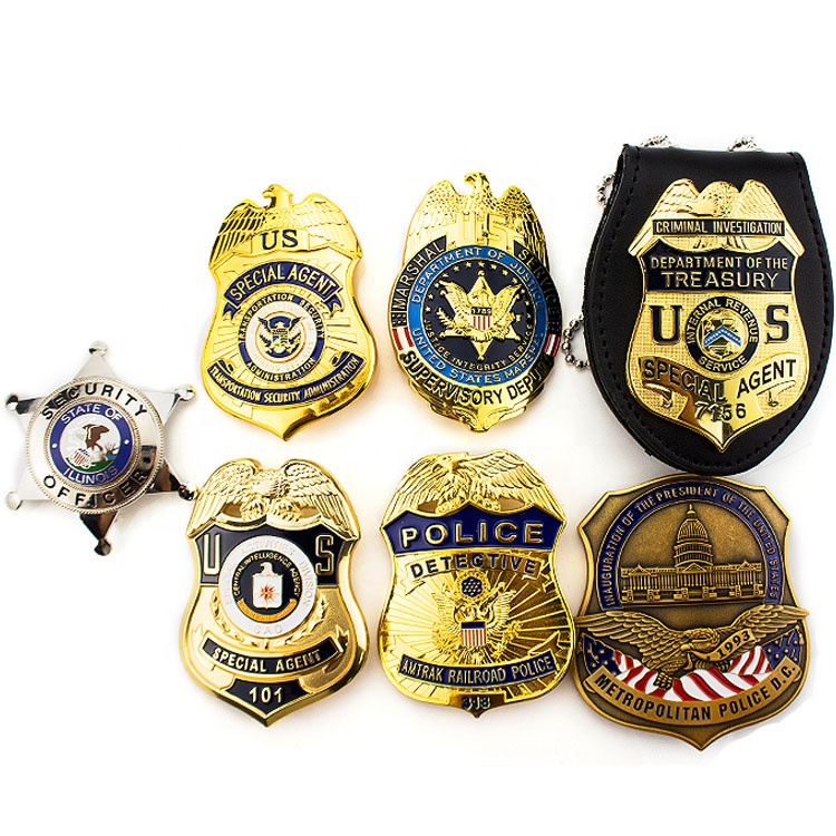 Индивидуальный значок Офицера Безопасности, значок на булавке, системы управления, охранник свободы, справедливости, защита шерифа, знаки безопасности