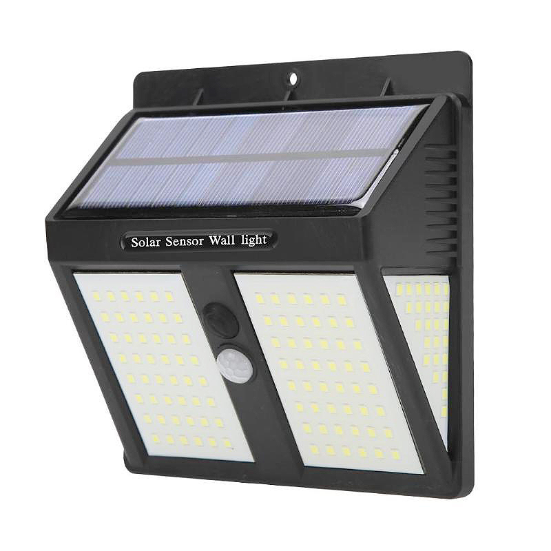 146 светодиодов солнечной энергии холодный белый светодиод PIR Senor движения Открытый Солнечный настенный светильник для забор лестницы Путь Двор