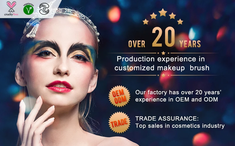 High-quality Blush facial Makeup Retractable Powder Brush Claret