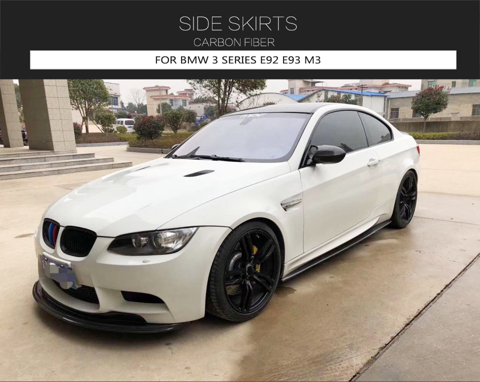 JC Sportline カーボンファイバー E92 M3 サイドスカート
