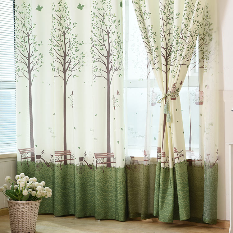 Fabricação profissional de tecidos de poliéster 100%, cortinas de janela pretas para casa