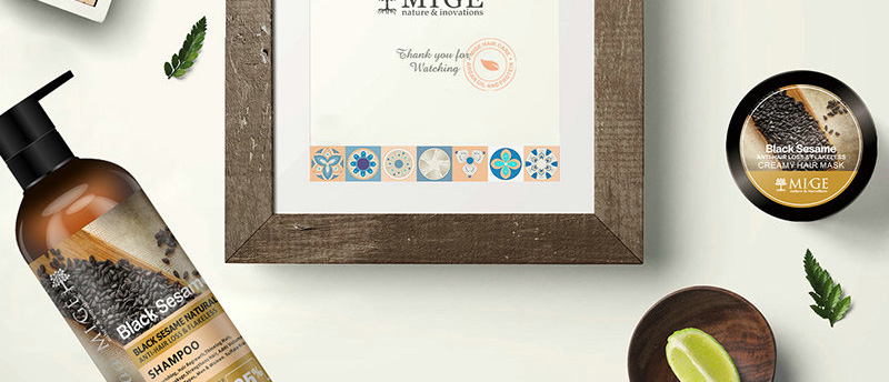 MIGE Hair Care, Black Sesame Hair mask, Anti-Hair Loss & Flakeless, K47