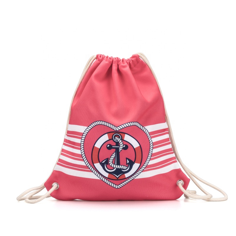 Steamed Pattern Two Drawstring Backpack Sports Athletic Gym Cinch Sack String Storage Bags for Hiking Travel Beach