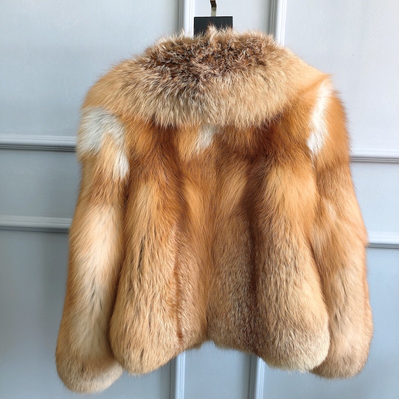 Top Sale Fashion Warm Winter Jacket for Women Thicken Soft High Quality Genuine Real Fur Coat fox fur coat women