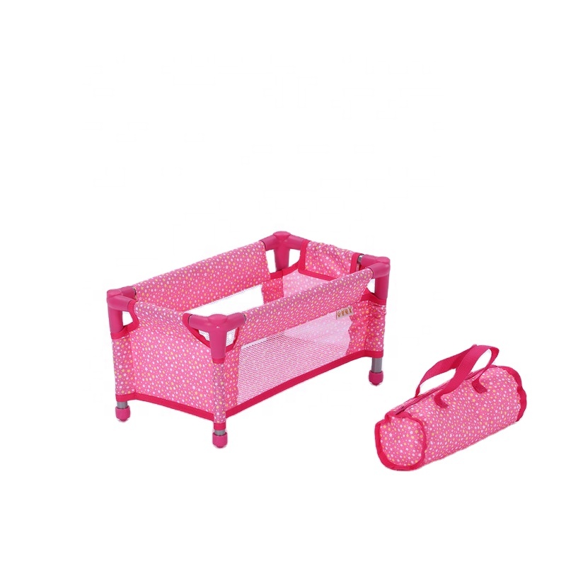 Товары для младенцев, пластиковая игрушка, Детская кукла с кроватью