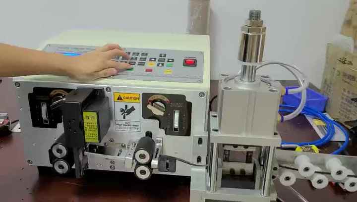 Full Automatic FFC Flat Cable Cutting Stripping Slitting Machine Ribbon ...