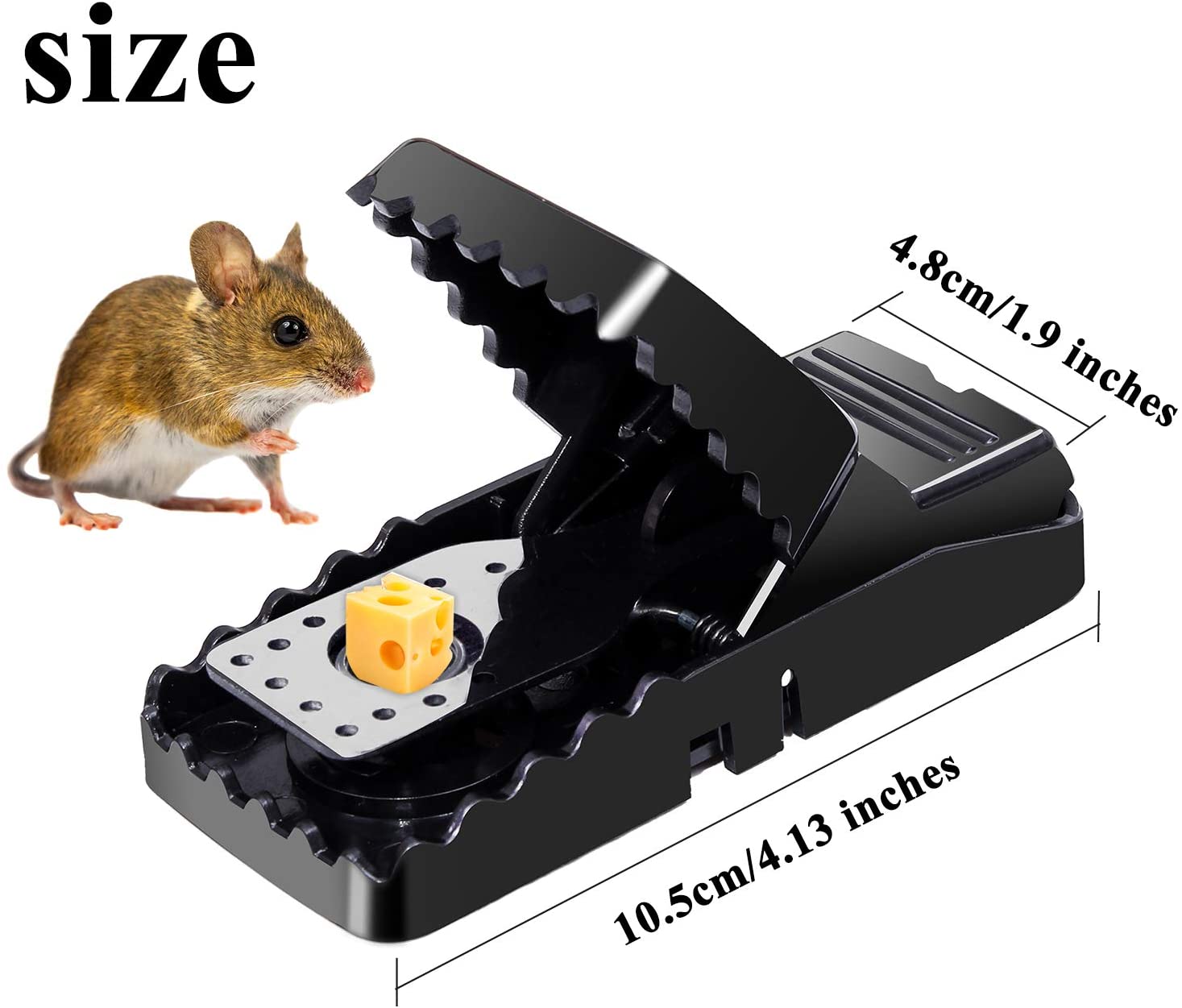 啮齿类动物陷阱小鼠杀控制高敏老鼠捕手捕鼠器的室内和室外使用
