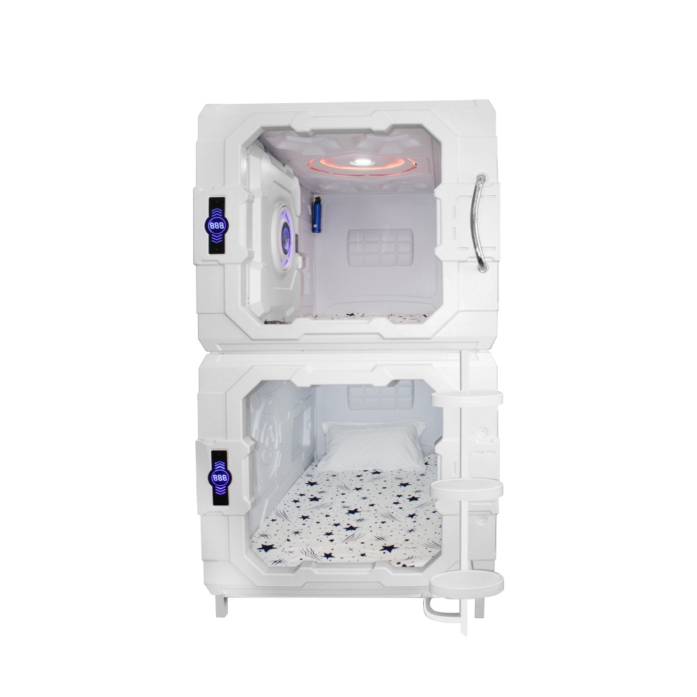 WIMI Environment friendly Modern Single Sleeping Capsule Bed Furniture Sets Sleeping Pod Smart Capsule Bed