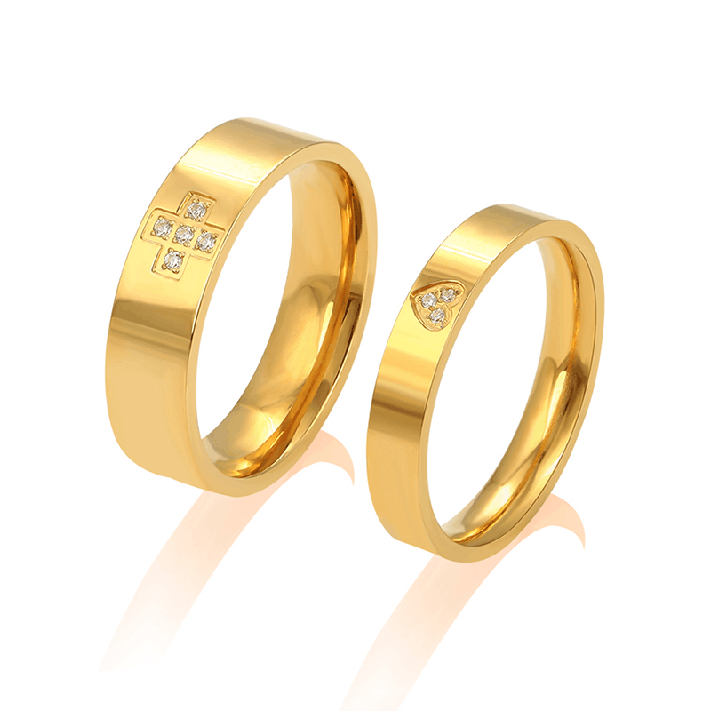 Rainbow Colorful Titanium Finger Ring Men//Womens Engagement Wedding Band L/_D