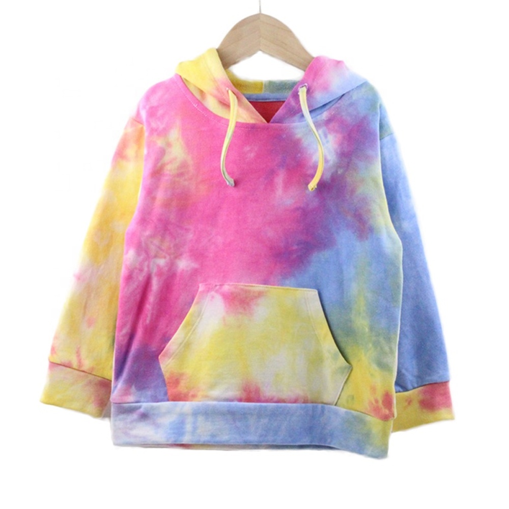 Оптовая продажа на заказ осень 100% хлопковая футболка с длинными рукавами на шнурке «вареный» Детская куртка с капюшоном «вареный» Детская толстовка с капюшоном