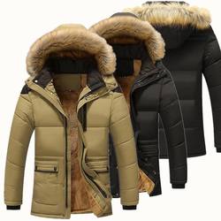 Winter Jacket Men  New Parka Coat Men Fur Collar Hooded Keep Warm Wool Liner Man Jacket And Coat Windproof Male Parkas M~7XL