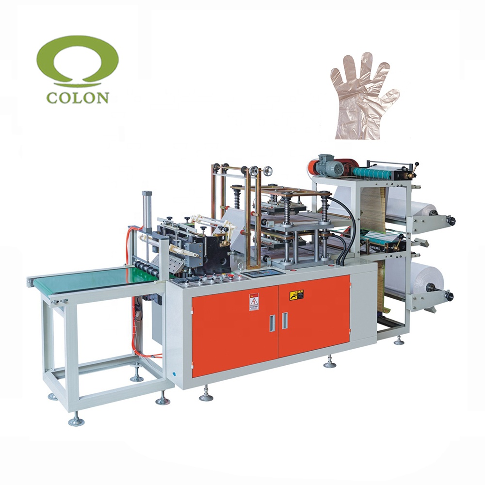 Fast speed surgical pe gloves manufacturing machine for hospital