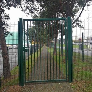 photo Simple Gate Design For Small House Price cheap price steel garden fence door tubular iron single gate design