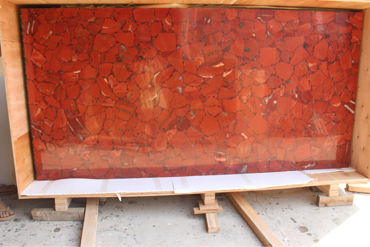 natural semiprecious stone slabs, red granite stone slab