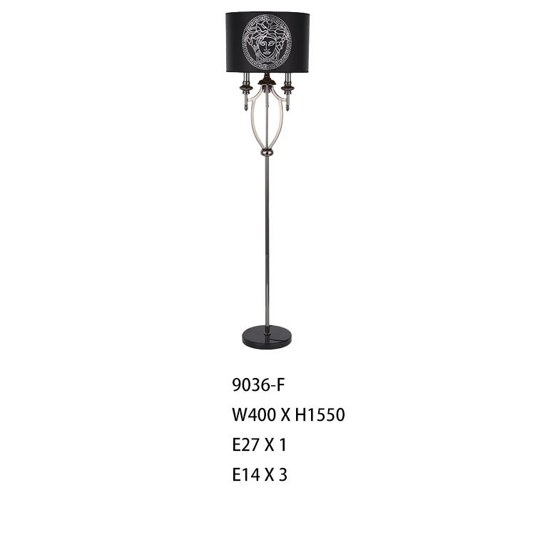 Modern Chinese Floor Lamp Living Room Designer Model Room Vertical Desk Lamp Villa Bedroom Study Light Luxury Floor Lamp