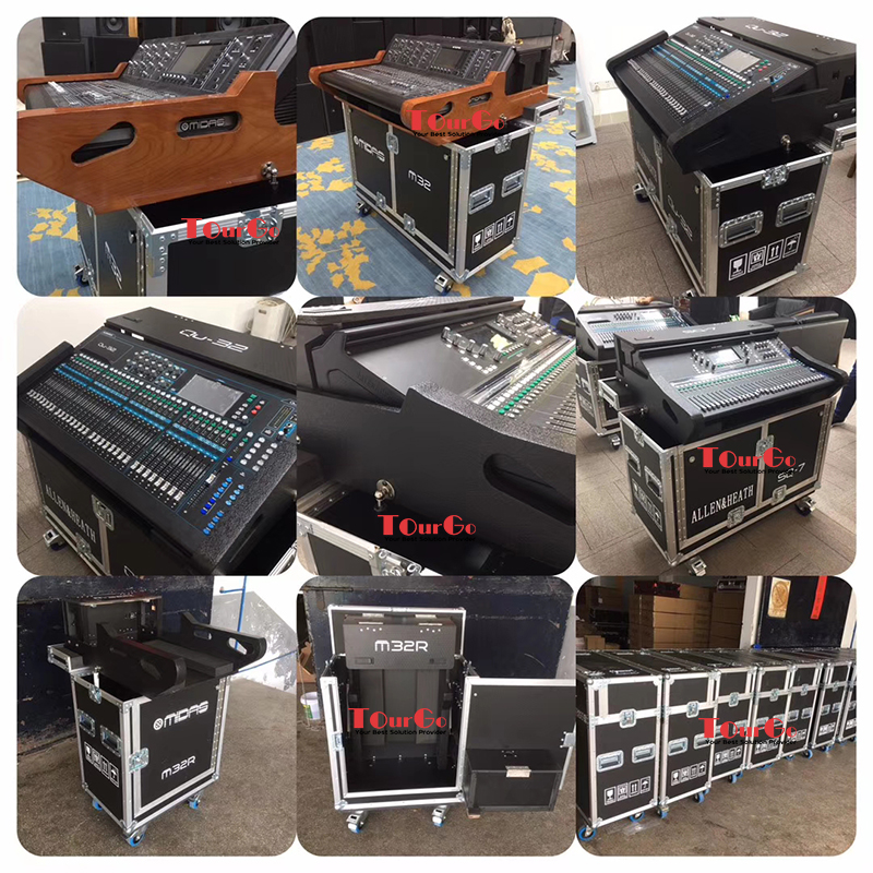 TourGo Flight Road Flip Case for Behringer X32 Mixer Console with Doghouse