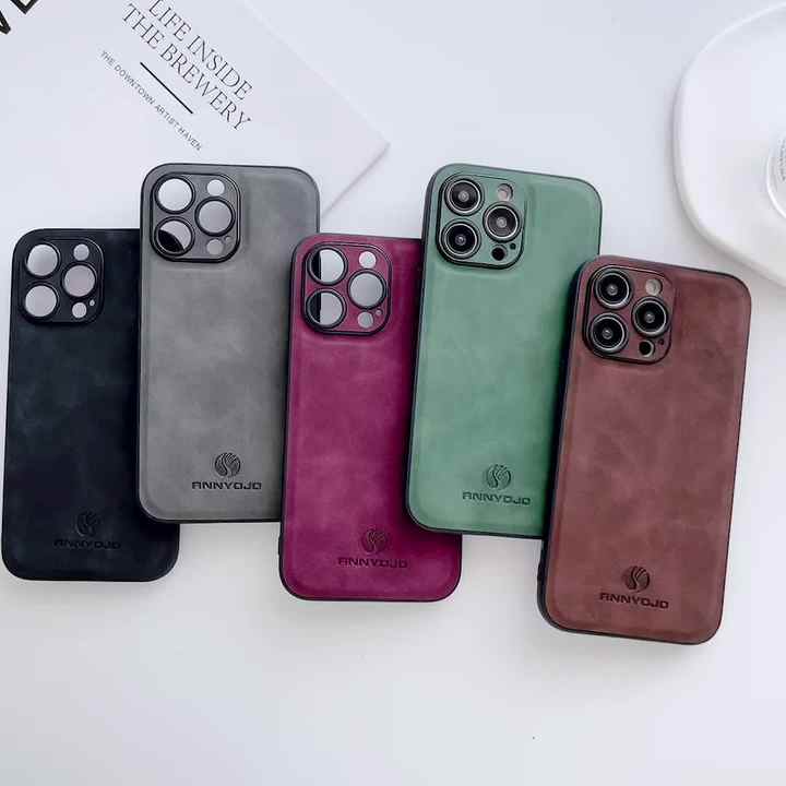 Matte Plain Leather Phone Case for Infinix Hot 50 Series