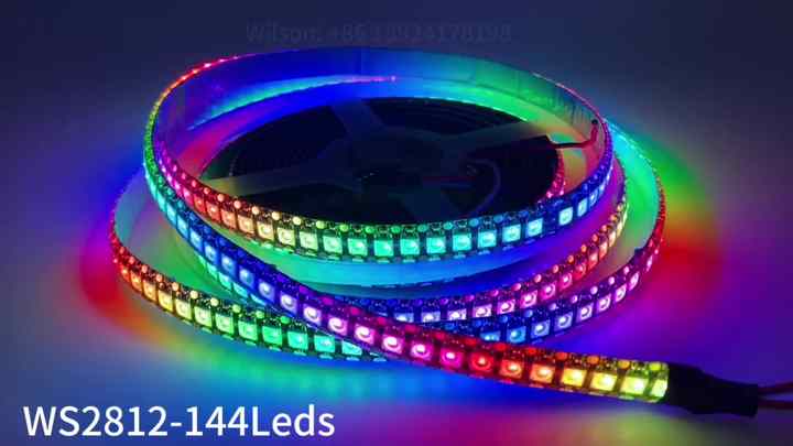 Striscia LED RGB WS2812B 5m 5V 300 LED SMD5050 – Indirizzabile, PCB Nero, IP30 – Per Arduino, Decorazioni, Insegne, Progetti Fai Da Te - 4