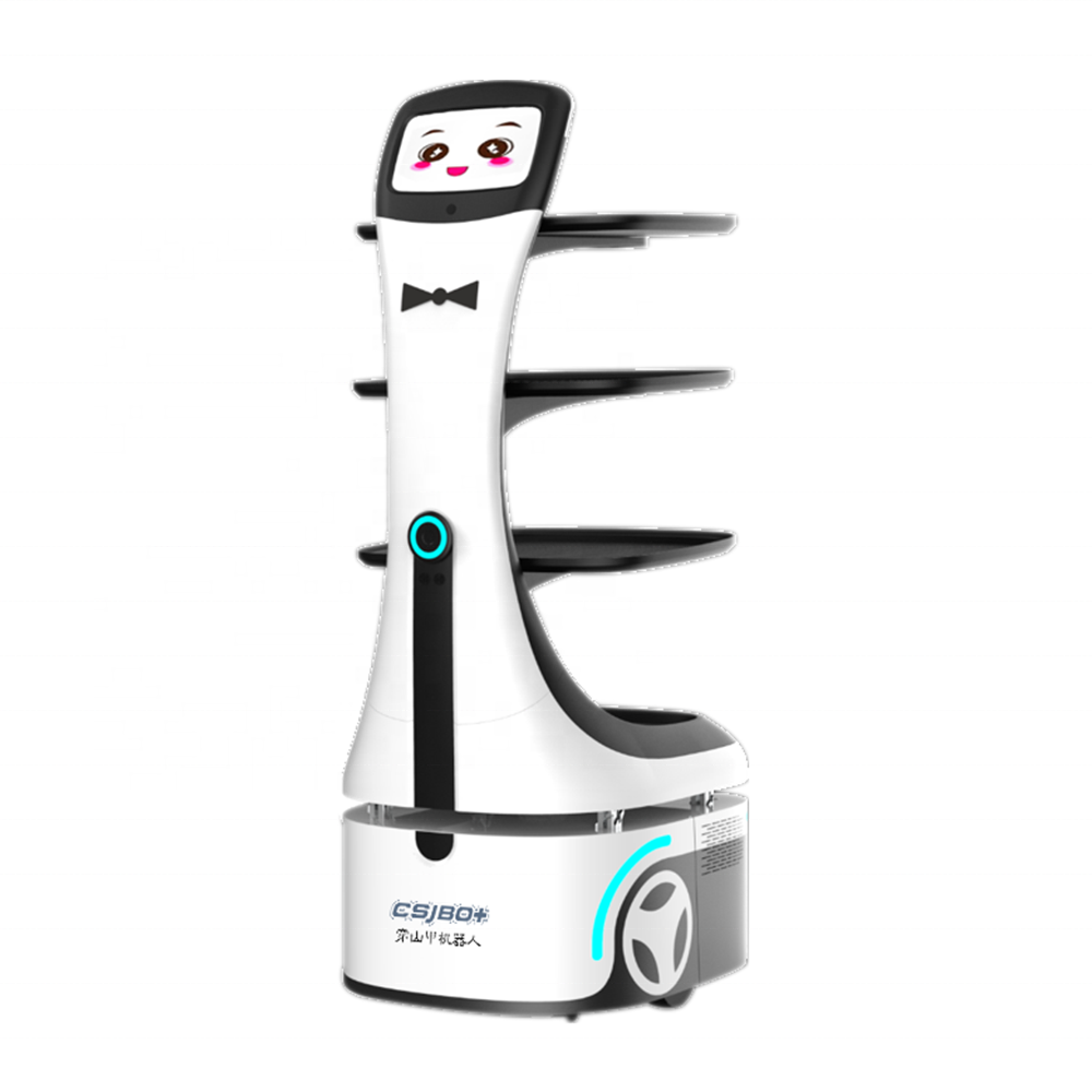 Csjbot аппарат для переработки тарелок, тележка для ресторана, робот для доставки еды