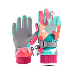 Kinder Fahrrad handschuhe Ski handschuhe Winter wasserdicht rutsch fest zum Snowboarden