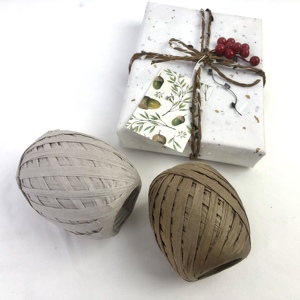 500 g natural Paquete de rafia natural en bolsa para envolver regalos