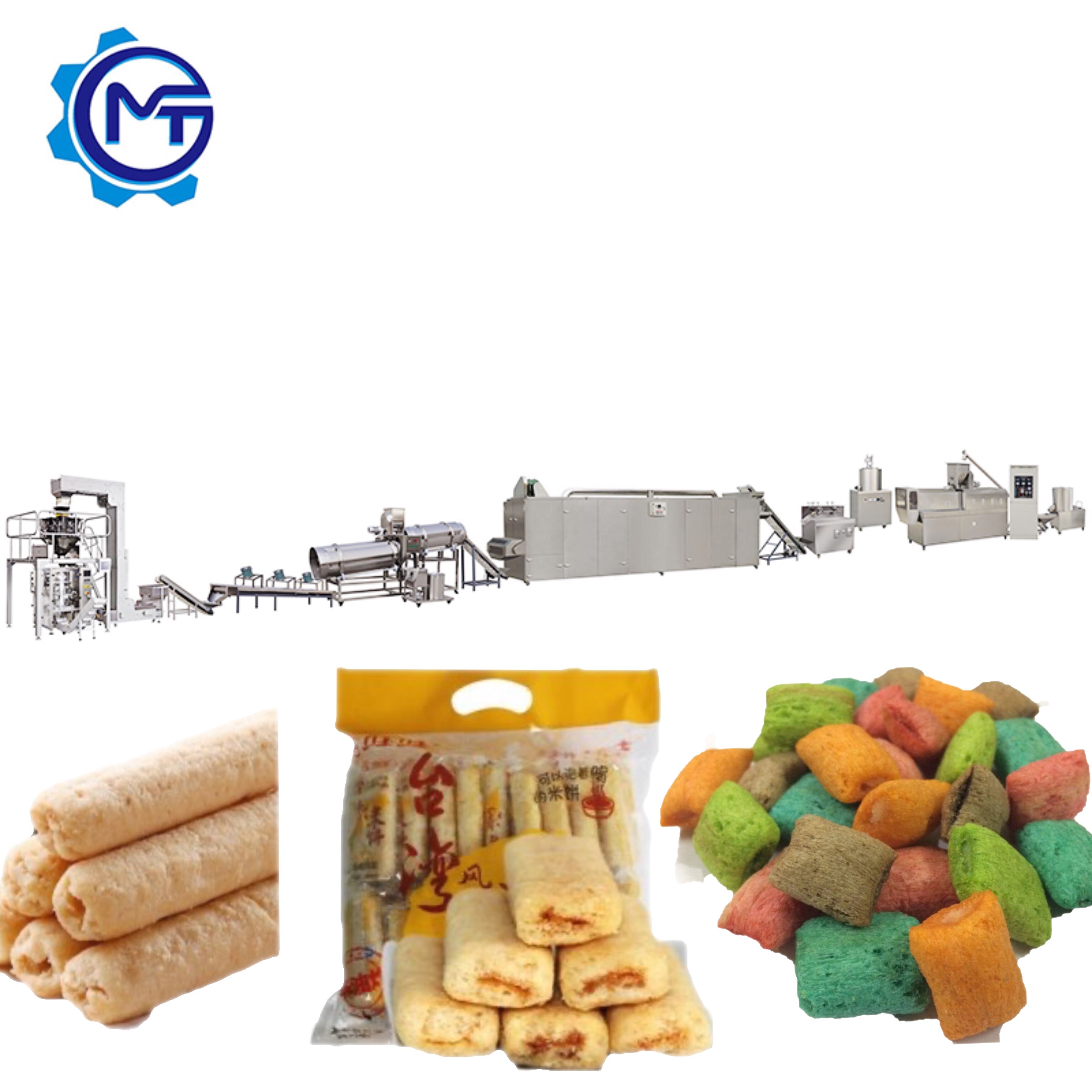 80kw Fish Feed Processing Line Production Plant Extruder Machine 500kg/H