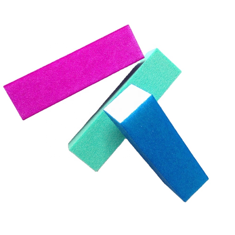 Одноразовые буферные пилки для ногтей EVA губка и шлифовка 4 способа полировки буферный блок для ногтей