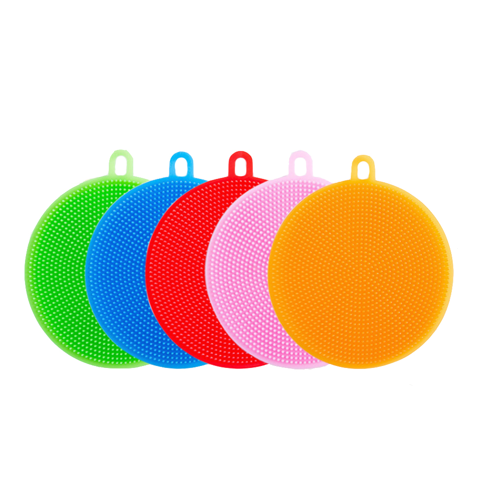 Оптовая продажа с фабрики LG055, многофункциональная силиконовая кухонная салфетка для чистки, щетка, миска для мытья, кастрюля, тряпка для посуды