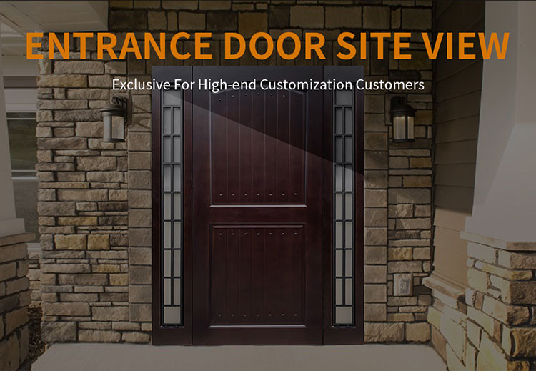 Modern House Exterior Double Door main entrance Door Villa Entry Front Door Design