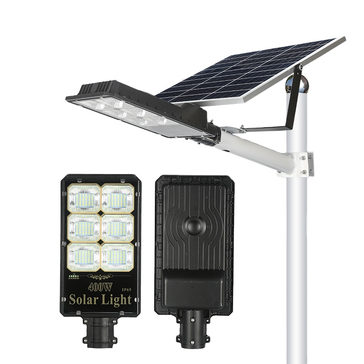 Наружное водонепроницаемое дорожное освещение с высоким световым потоком Ip65 Smd 200 Вт 300 Вт 400 Вт Солнечный светодиодный уличный фонарь
