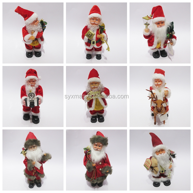 Christmas Electric Santa Claus Music Doll Gift For Children