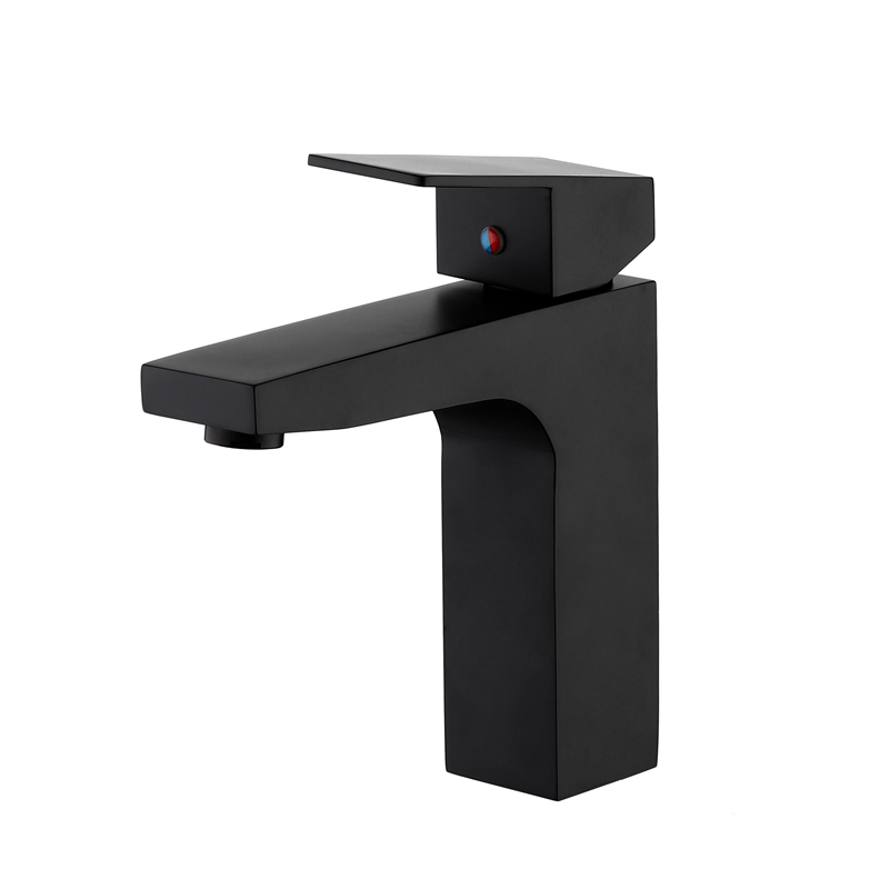 304 stainless steel brushed nickel hot and cold single lever handle wash basin mixer tap by CUPC factory direct faucets