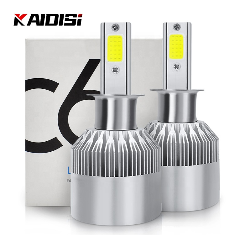 Популярный товар, недорогие заводские автомобильные фары, лампы cob, чипы 9005, 9006, автомобили 9007, H1, H4, H7, H11, 9012, C6, автомобильная светодиодная фара для автомобиля