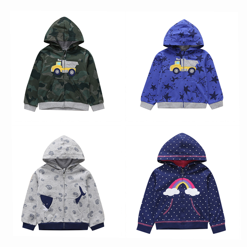 Детская толстовка с длинным рукавом в европейском стиле, повседневная спортивная рубашка с мультяшным рисунком, куртки и пальто для маленьких мальчиков