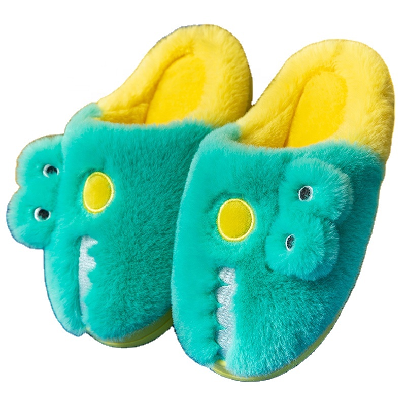 Новинка 2020, теплые плюшевые тапочки, симпатичные Тапочки для маленьких мальчиков и девочек, удобные домашние тапочки без шнурков из пены с эффектом памяти