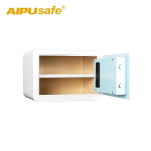 ANMAS HOME Caja de Seguridad electr/ónica Digital Personal con Caja de Seguridad Color Rojo