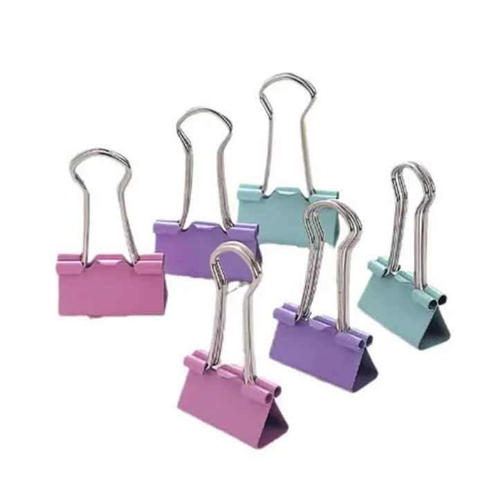 72Pcs Binder Clips Push Pins Set, Pink 4 In 1 Round Box Clip Stationery Set Including Price In India 63 86107115