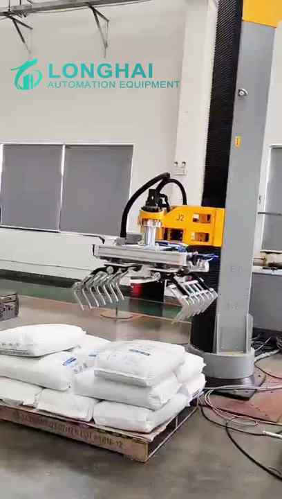 50kg Heavy Duty Column Robotic Palletizer Automatic Carton Stacking ...