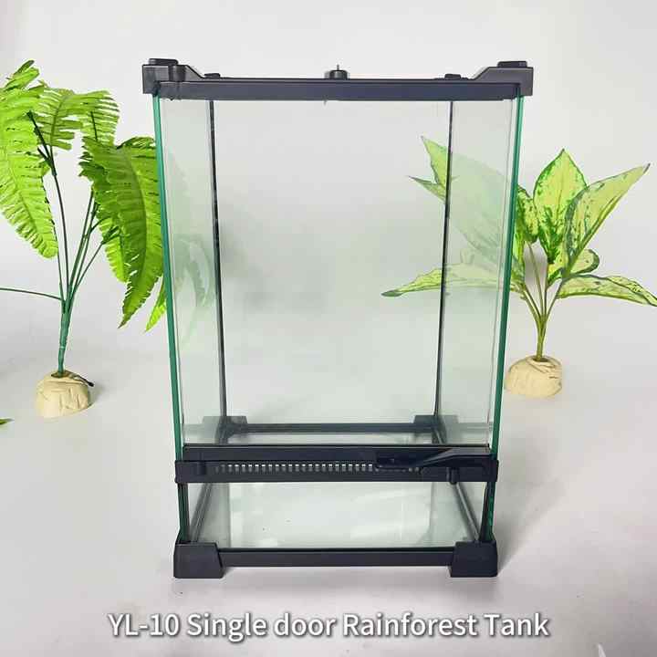 NOMOY PET Single Door Reptile Terrarium - Perfect for Geckos & Frogs