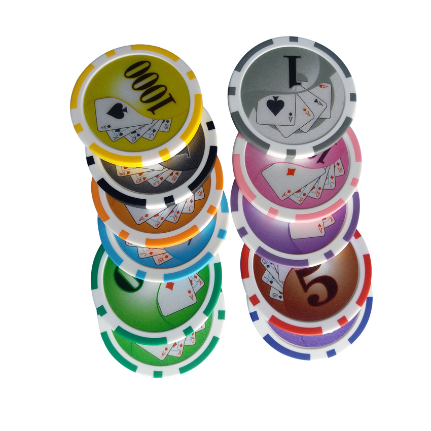 Покерные чипы для казино 13,5 г, глиняные чипы для покера с вашей фигурой, чип для казино с вашим дизайном