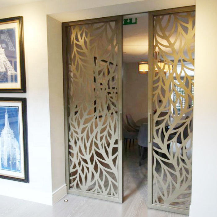 Декоративная внутренняя лазерная резка металлическая перегородка Mashrabiya