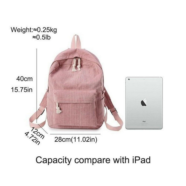 لينة المخملية حقيبة ظهر مدرسية كلاسيكية حقائب الكتب حزمة الظهر حقيبة مدرسية بالجملة