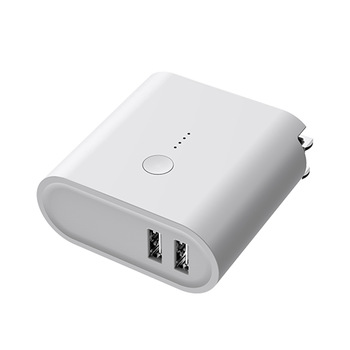 Новые 2 в 1 dual usb мобильных телефонов Зарядные устройства с батареей и светодиодными индикаторами портативный для путешествий