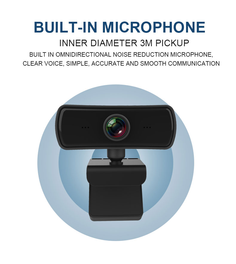 30FPS Waterproof HD PC Camera , Multipurpose Drive Free Webcam