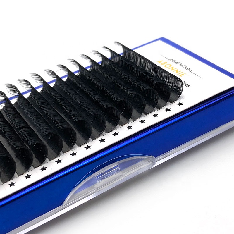 Лотки для ресниц индивидуальные 0,03-0,25 C D с индивидуальным логотипом оптом, лоток для ресниц для наращивания матовых ресниц abonnie