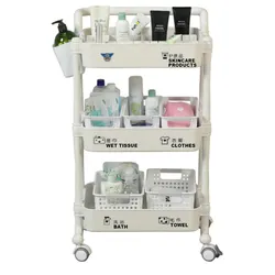 Household baby products mobile storage shelf multi