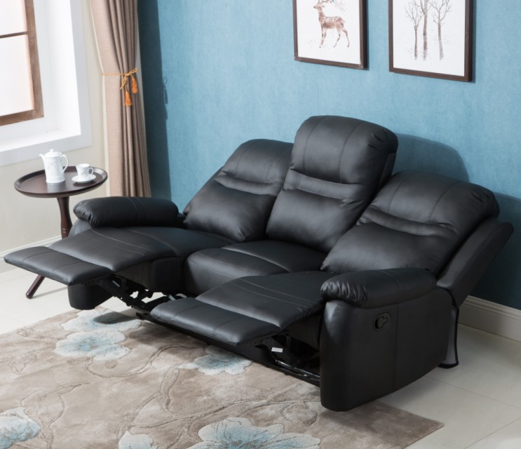 Wholesale Luxury  Home Furniture Synethic Leather Find Complete Details about 1+2+3 Electric Recliner Sofa Set